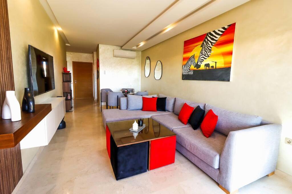 Cosy Appartemt Vue Sur Golf Et Montagne Marrakesh Bagian luar foto