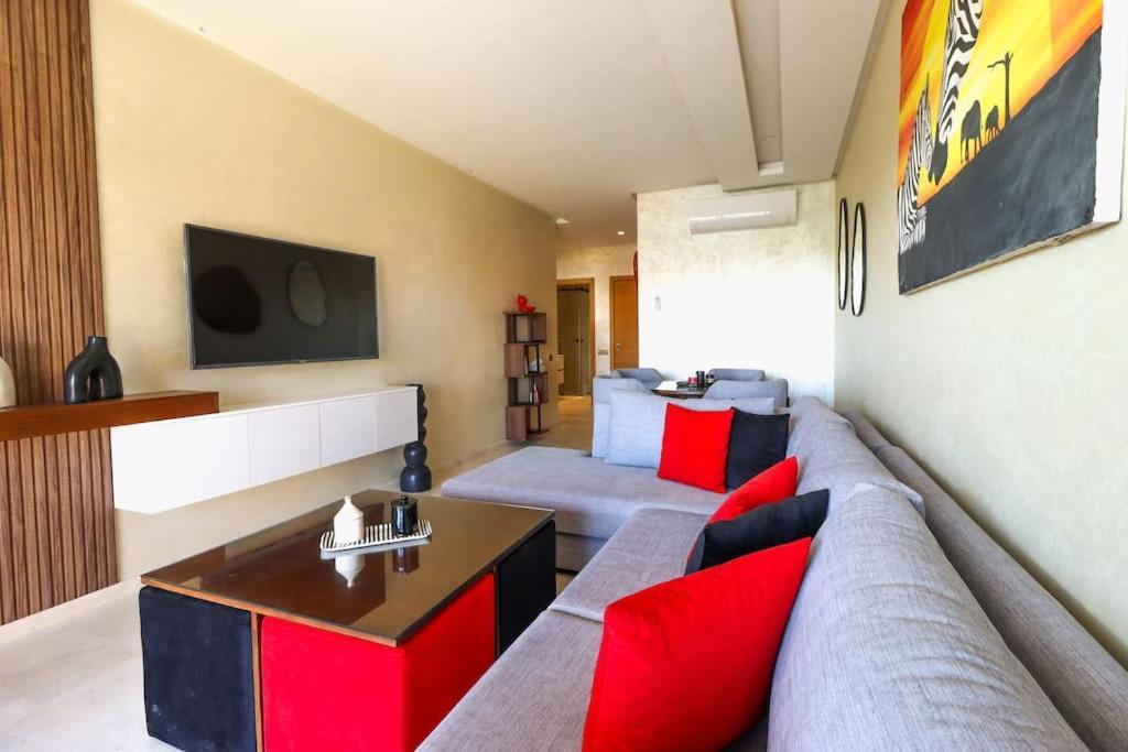 Cosy Appartemt Vue Sur Golf Et Montagne Marrakesh Bagian luar foto